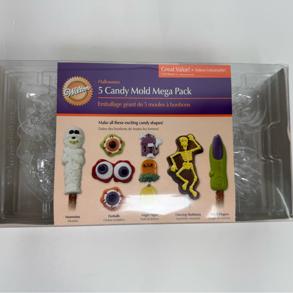 Wilton | Halloween | 5 Candy Mold Mega Pack | NWT